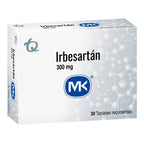 IRBESARTAN MK 300 MG (RG) TABLETAS RECUBIERTAS CAJA X 30 UNDS