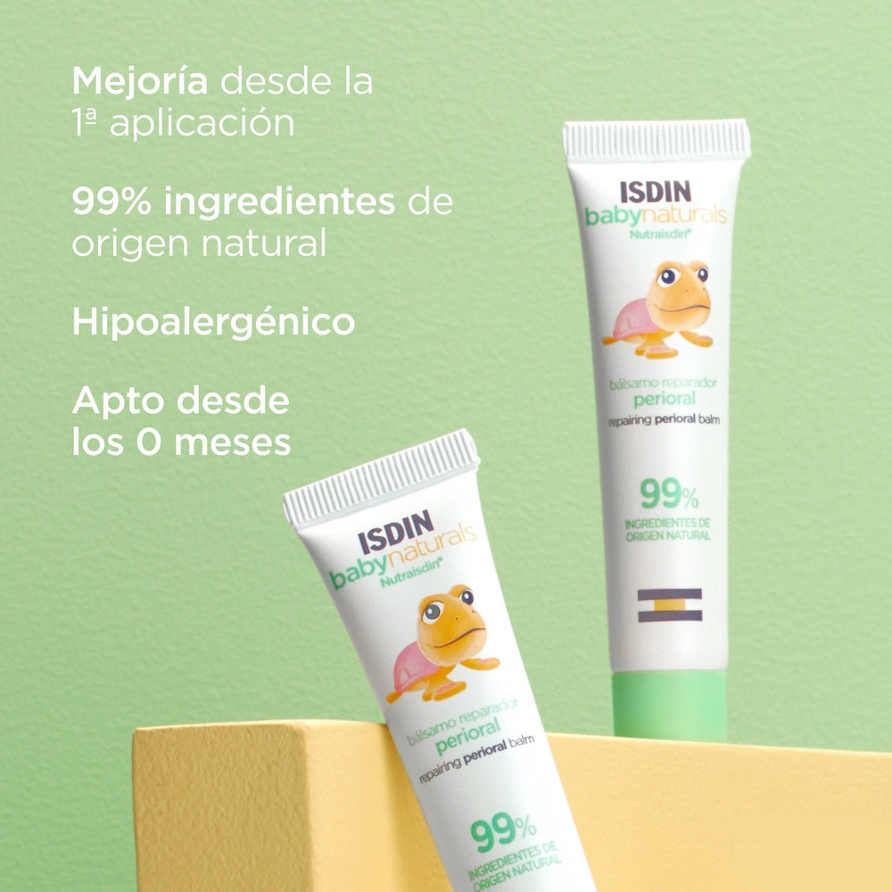 ISDIN BABY NATURALS BÁLSAMO REPARADOR PERIORAL TUBO 15 ML