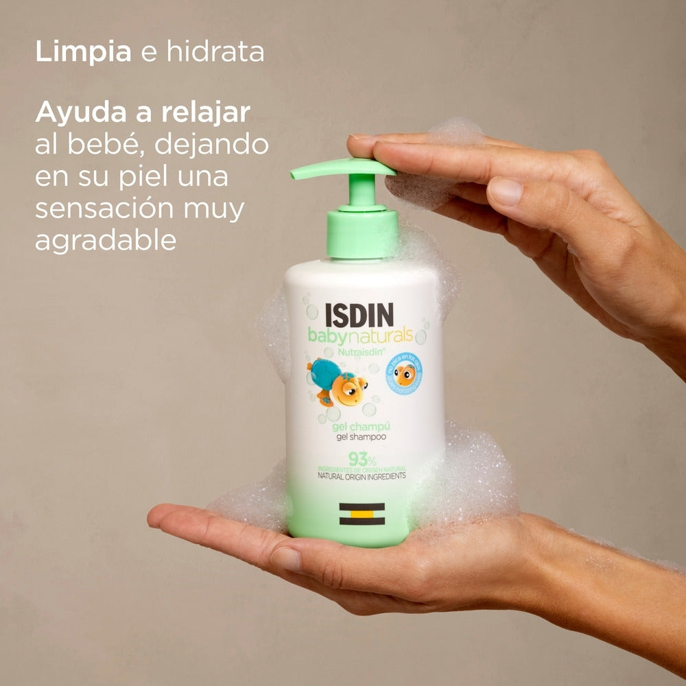 ISDIN BABY NATURALS NUTRAISDIN GEL-CHAMPU FRASCO 400 ML