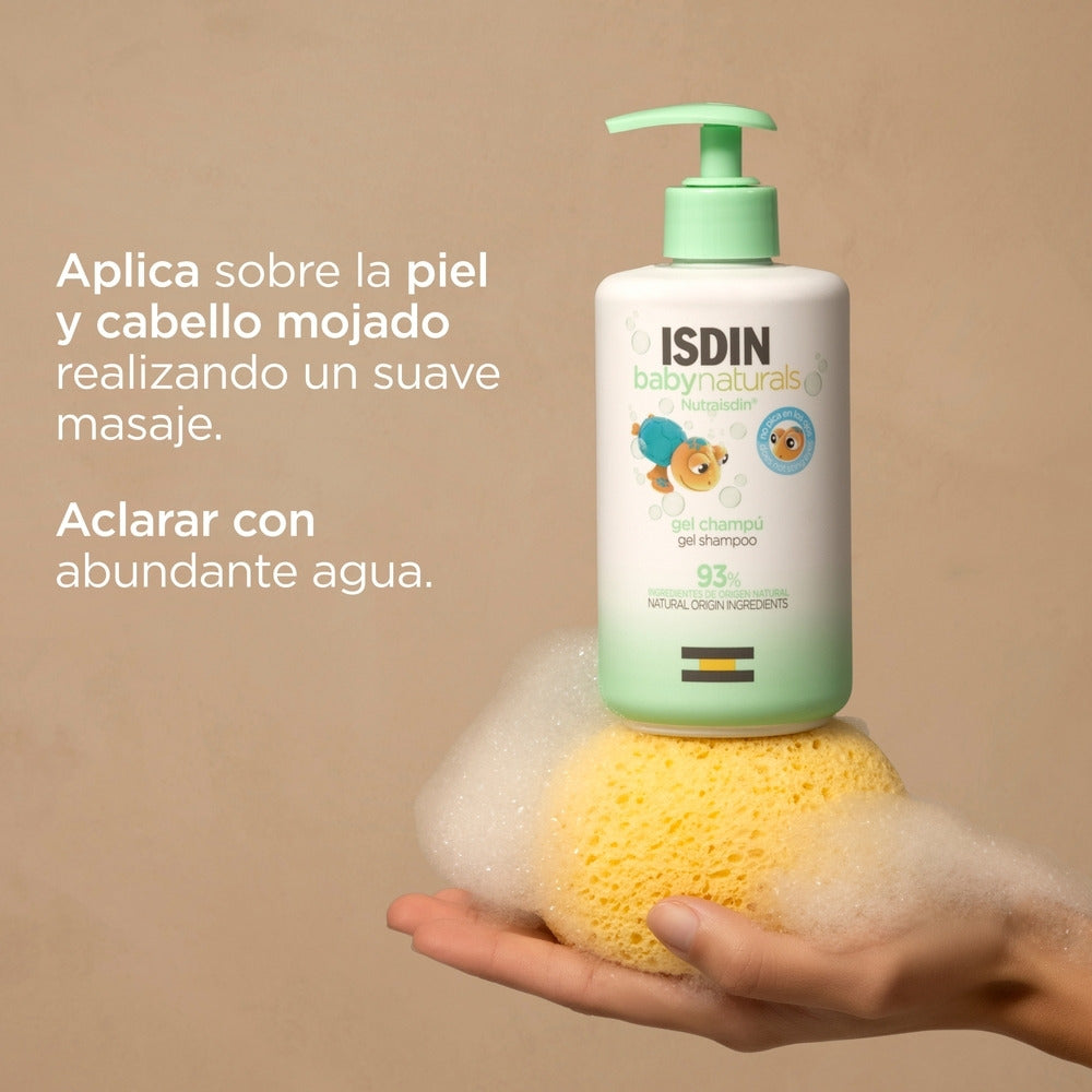 ISDIN BABY NATURALS NUTRAISDIN GEL-CHAMPU FRASCO 400 ML