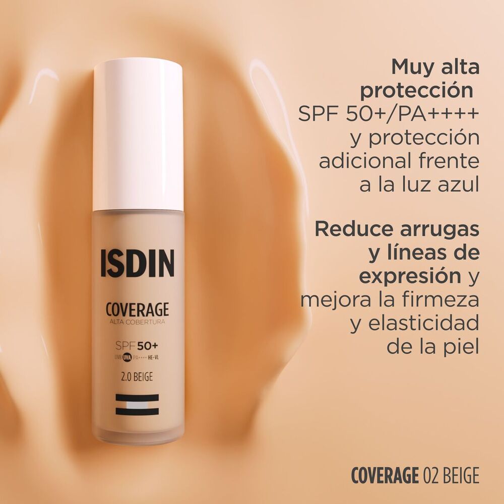 ISDIN BASE COVERAGE 2.0 BEIGE SPF 50+ FRASCO 30 G