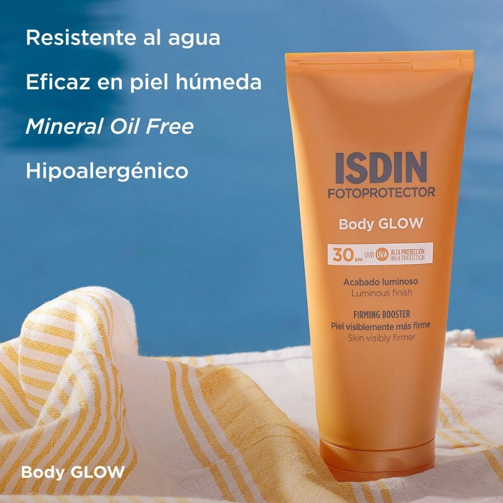 ISDIN FOTOPROTECTOR BODY GLOW SPF 30 TUBO 200 ML
