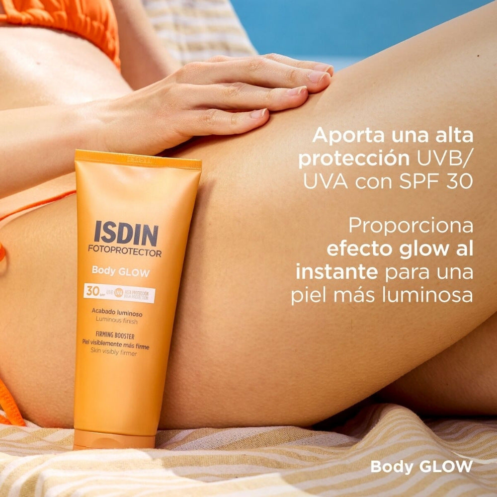 ISDIN FOTOPROTECTOR BODY GLOW SPF 30 TUBO 200 ML