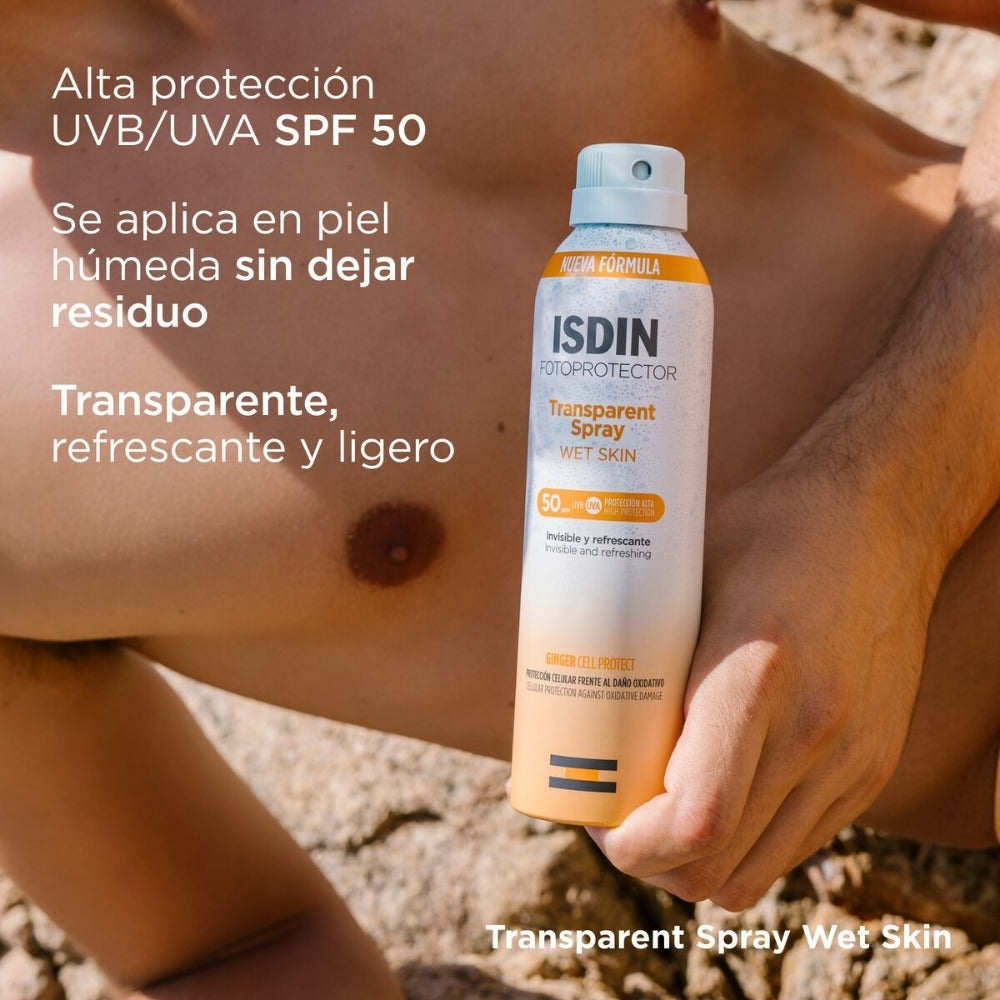 ISDIN FOTOPROTECTOR TRANSPAREN SPRAY WET SKIN SPF 50 FRASCO 250 ML
