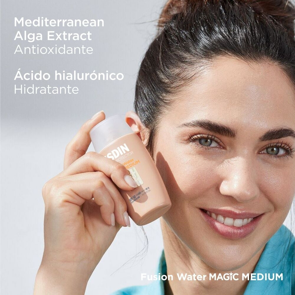 ISDIN FUSION WATER MAGIC SPF 50 COLOR MEDIUM FRASCO 50 ML