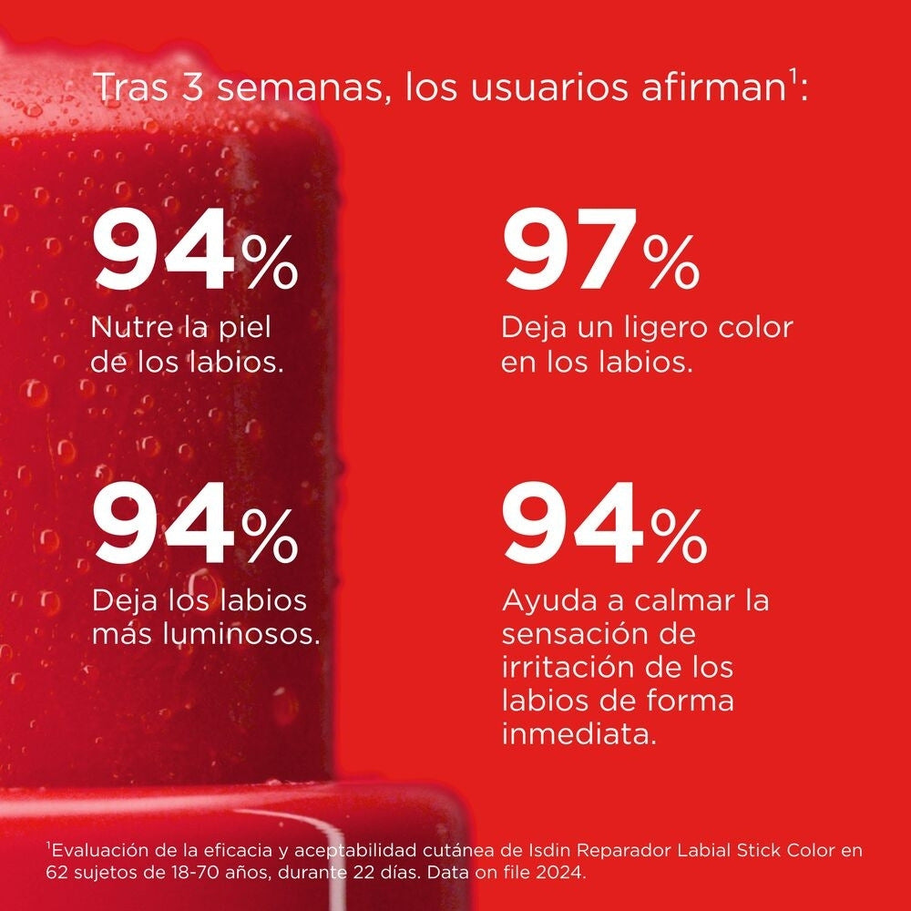 ISDIN REPARADOR LABIAL ROJO BARRA 4 G
