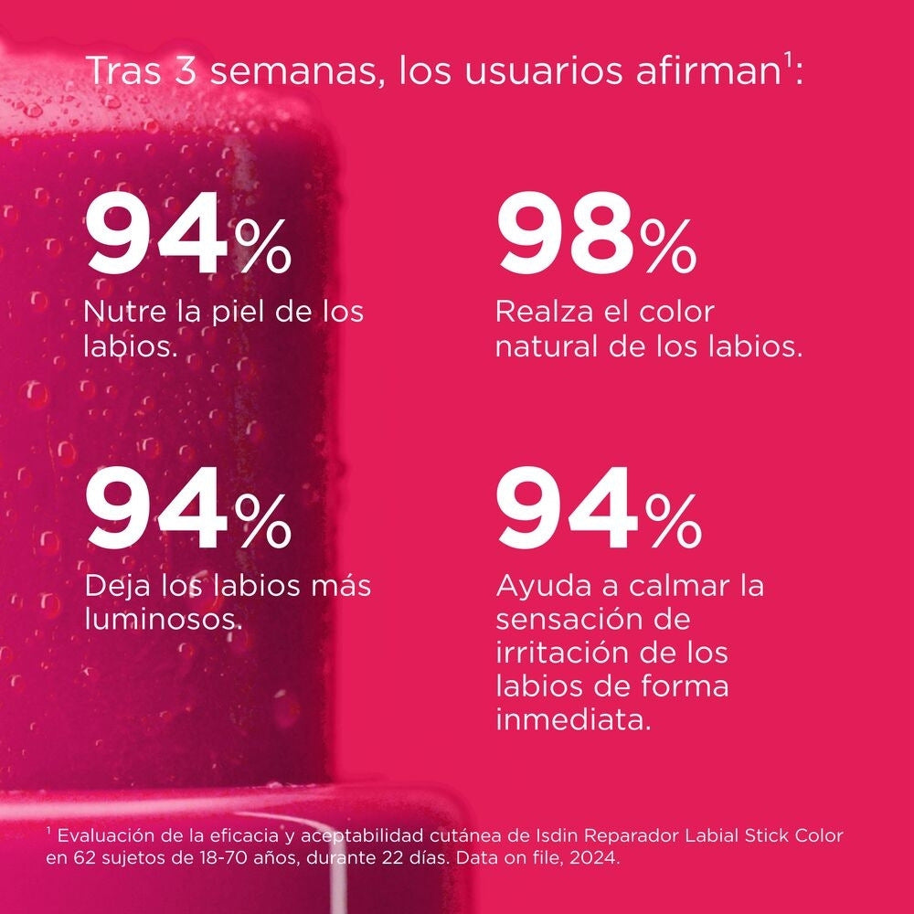 ISDIN REPARADOR LABIAL ROSA BARRA 4 G