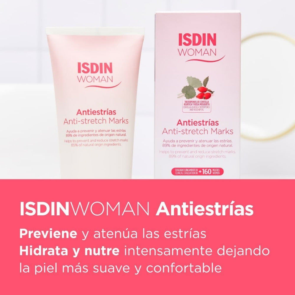 ISDIN WOMAN CREMA ANTI ESTRIAS TUBO 250 ML