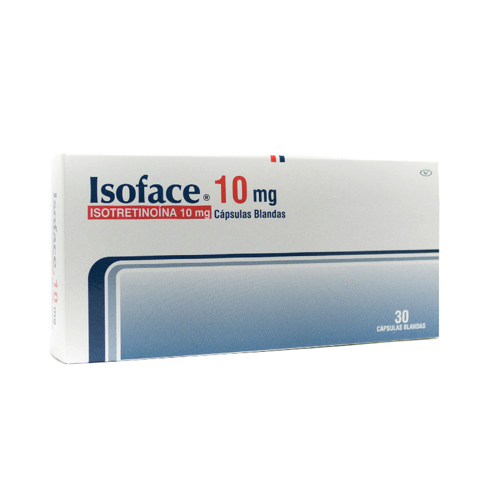 ISOFACE CAPSULAS 10 MG CAJA X 30 UNDS