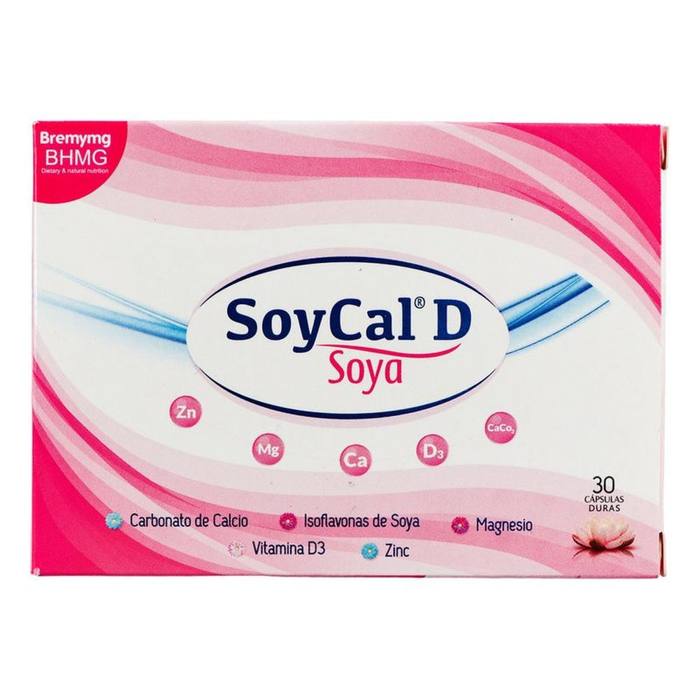 ISOFLAVONAS SOY CAL D CAPSULA DURA CAJA X 30 UNDS