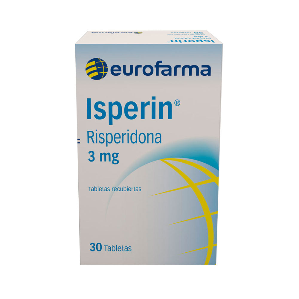 ISPERIN (RG) (RISPERIDONA) TABLETAS 3 MG CAJA X 30 UNDS