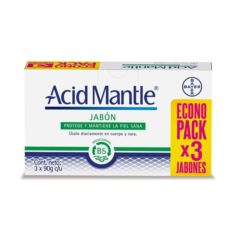 JABON ACID-MANTLE CAJA 3 X 90 G