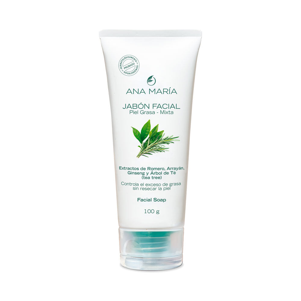 JABON FACIAL PIEL GRASA MIXTA ANA MARIA TUBO 100 G