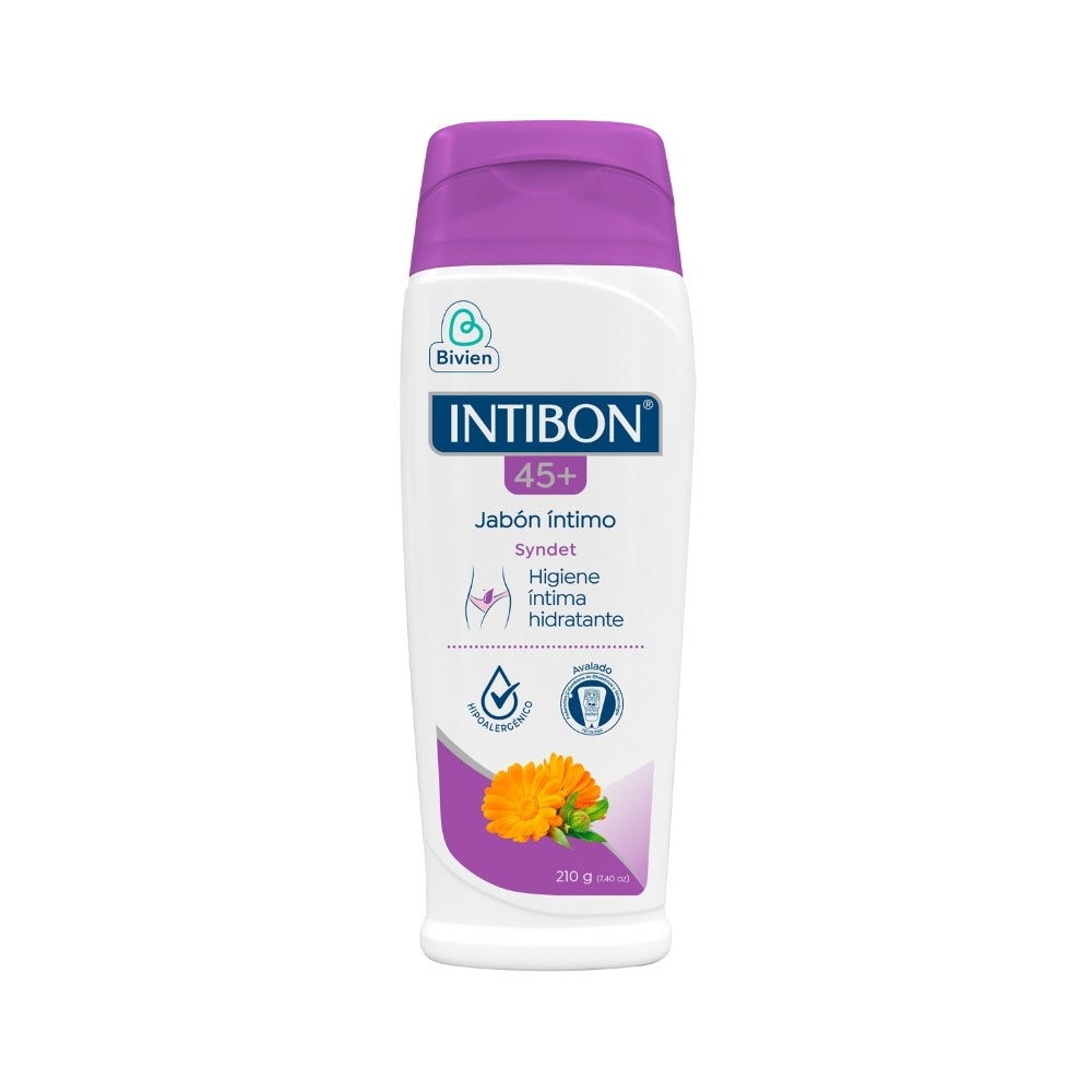 JABON INTIMO INTIBON 45+ FRASCO 210 G