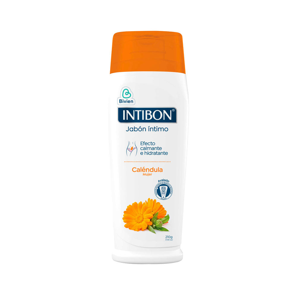 JABON INTIMO INTIBON CALENDULA MUJER FRASCO 210 G