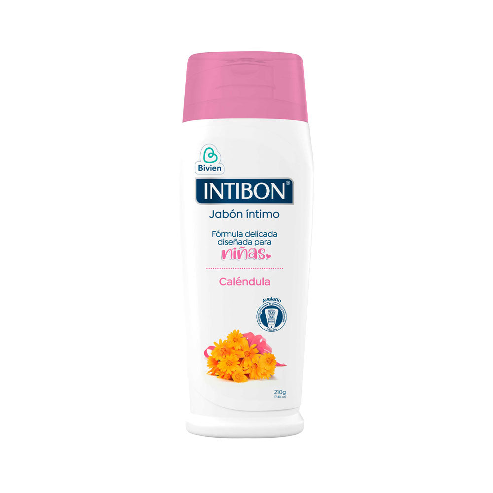 JABON INTIMO INTIBON CALENDULA NIÑA FRASCO 210 G