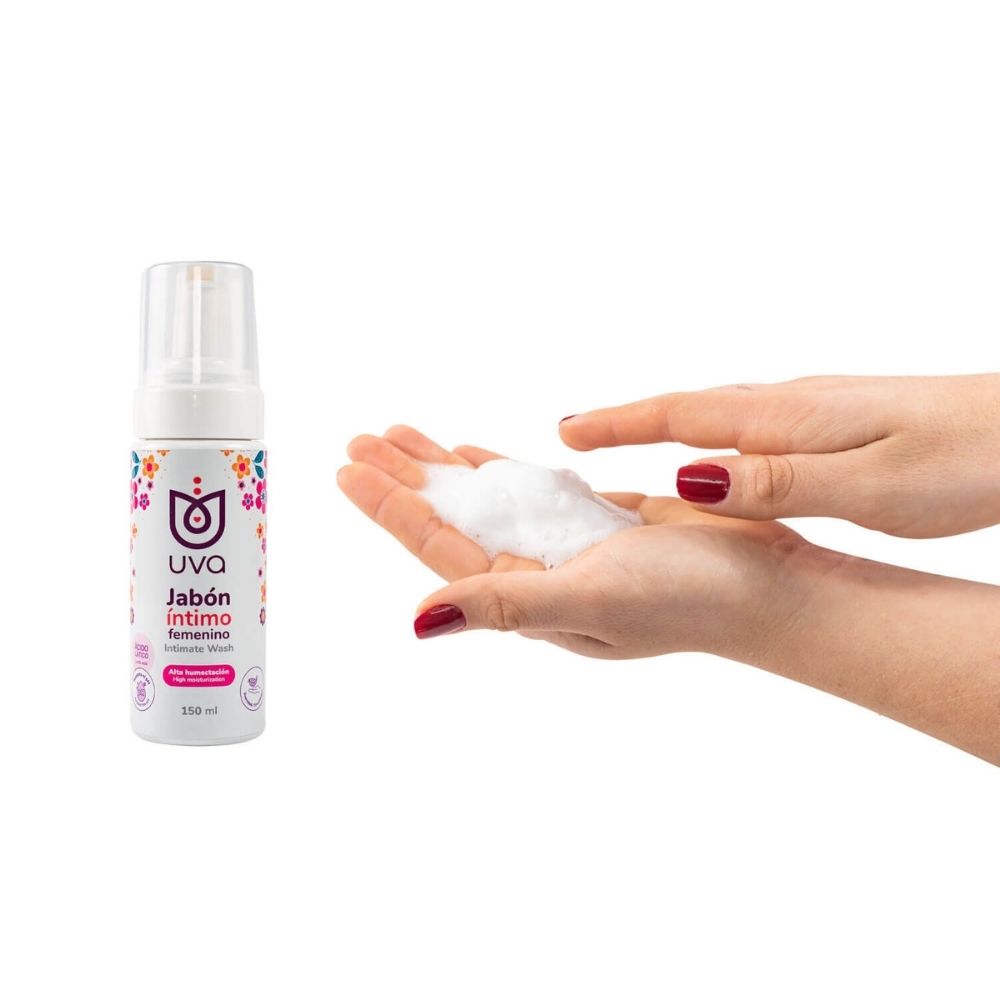JABON INTIMO INTIMO FEMENINO ESPUMA UVA FRASCO 150 ML