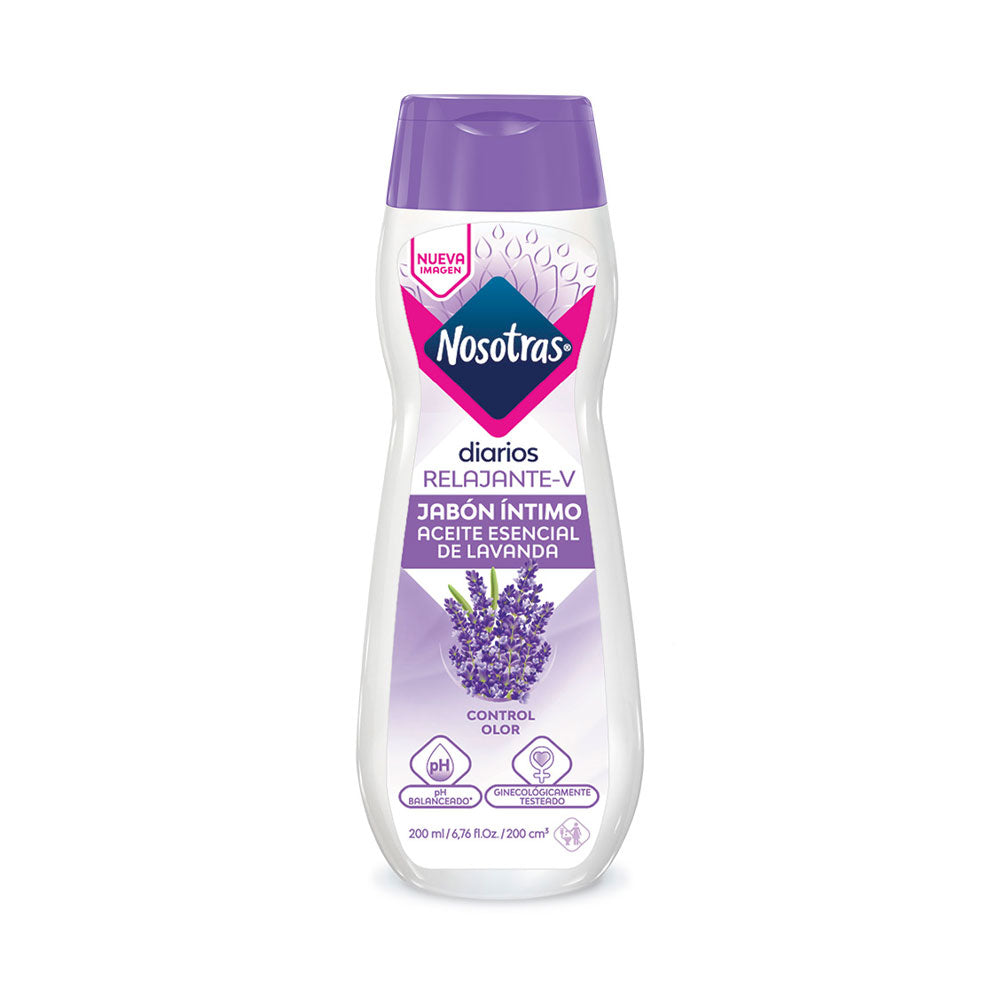 JABON INTIMO NOSOTRAS LAVANDA FRASCO 200 ML