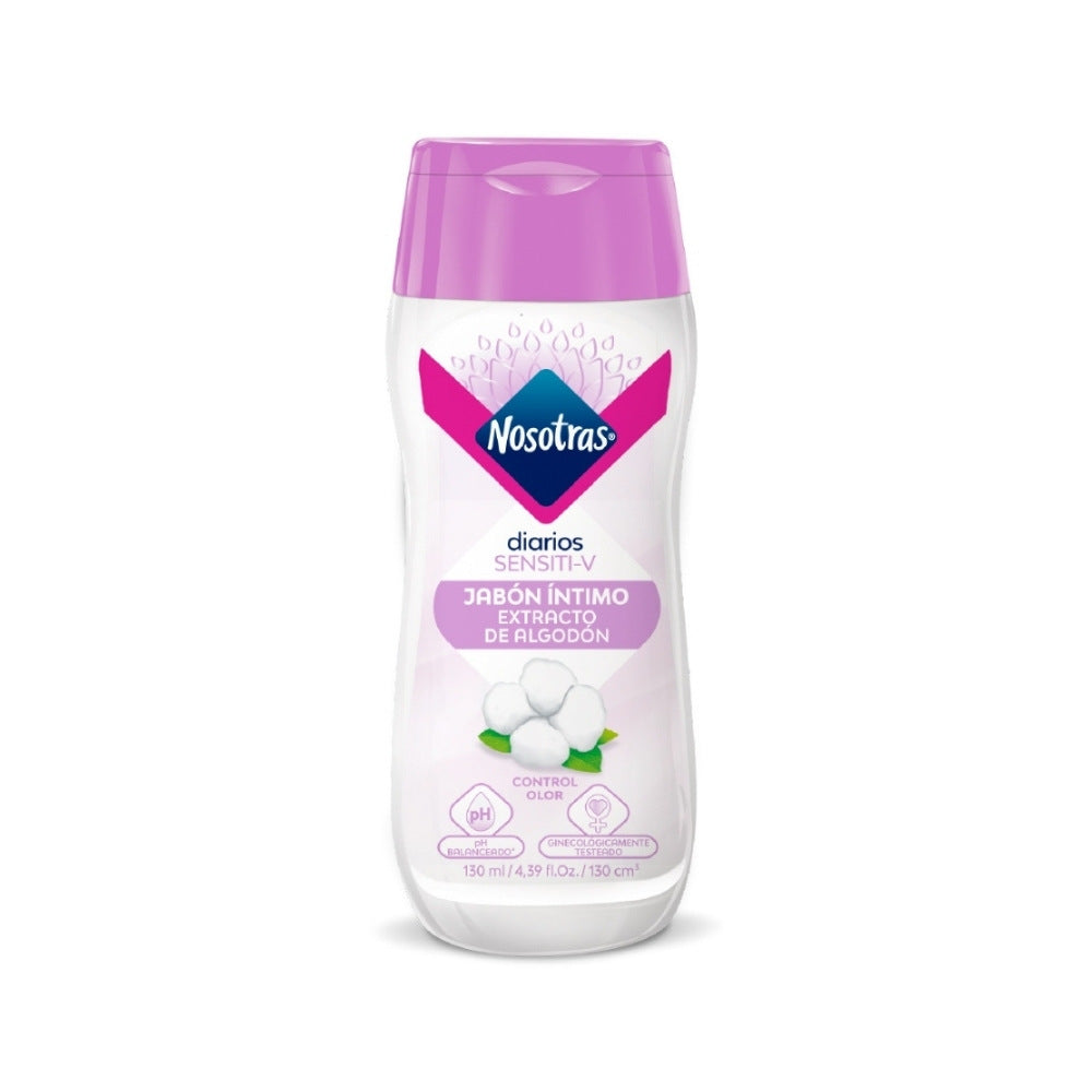 JABON INTIMO NOSOTRAS SENSITIVE FRASCO 130 ML