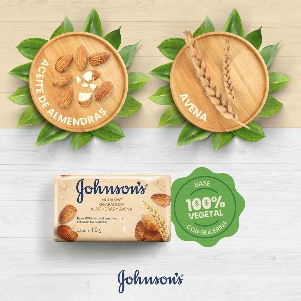 JABON JOHNSONS ALMENDRAS AVENA BARRA 3 X 110GR