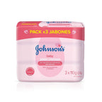 JABON JOHNSONS BABY HUMECTANTE BARRA 3 X 110GR