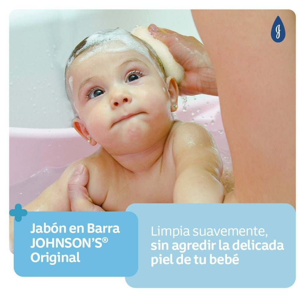 JABON JOHNSONS BABY ORIGINAL BARRA 3X110G