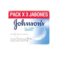 JABON JOHNSONS ORIGINAL BARRA 3 X 110GR