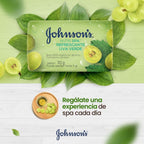 JABON JOHNSONS REFRESCANTE UVA VERDE BARRA 3 X 110GR