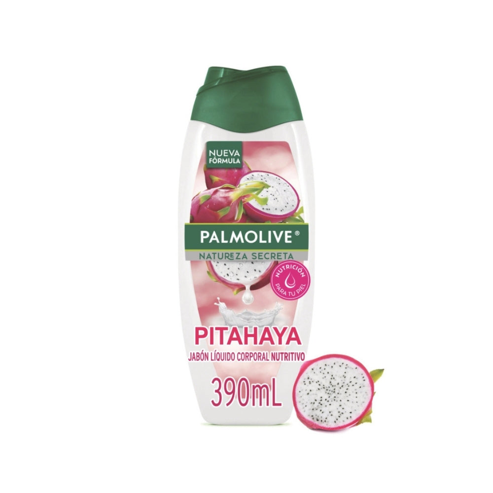 JABON LIQUIDO PALMOLIVE NATUREZA SECRETA PITAHAYA FRASCO 390 ML