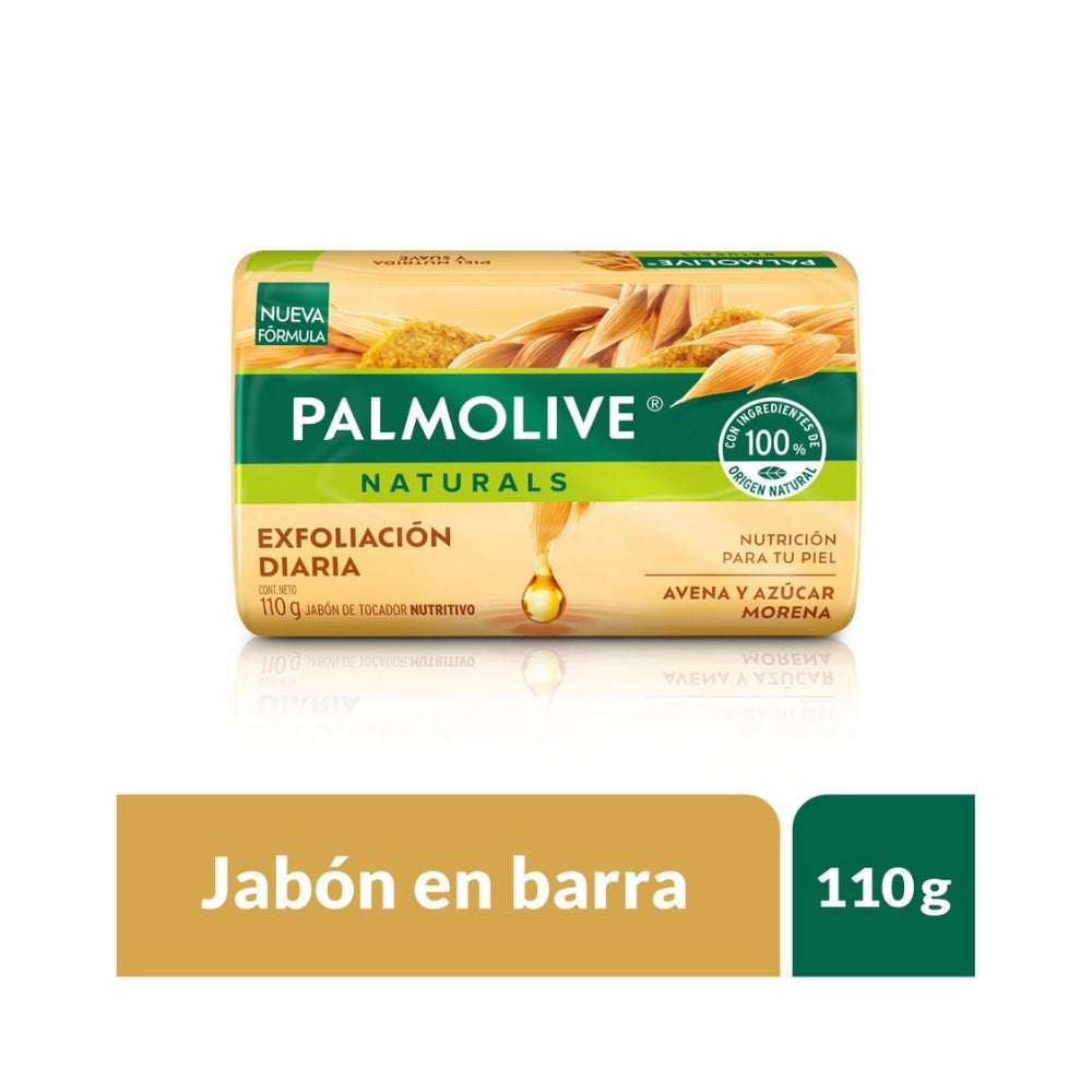 JABON PALMOLIVE AVENA AZUCAR MORENA BARRA 110 G
