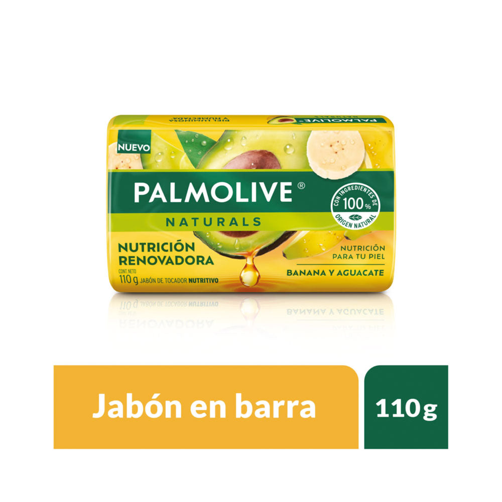 JABON PALMOLIVE BANANA & AGUACATE+++ BARRA 110 G