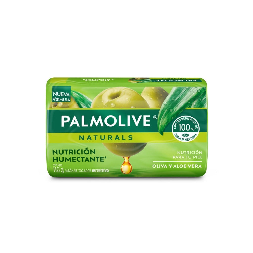 JABON PALMOLIVE NATURALS OLIVA Y ALOE VERA BARRA 110 G