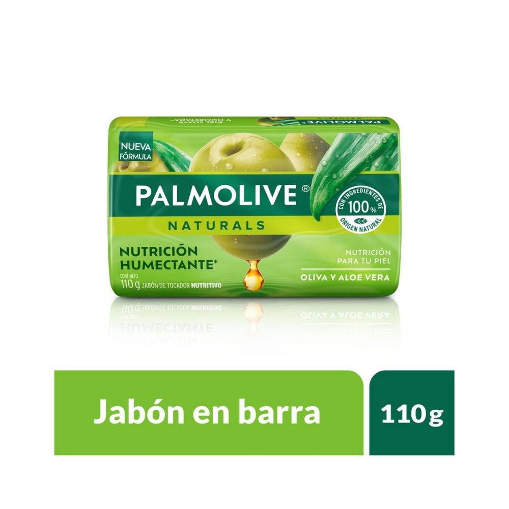 JABON PALMOLIVE NATURALS OLIVA Y ALOE VERA BARRA 110 G