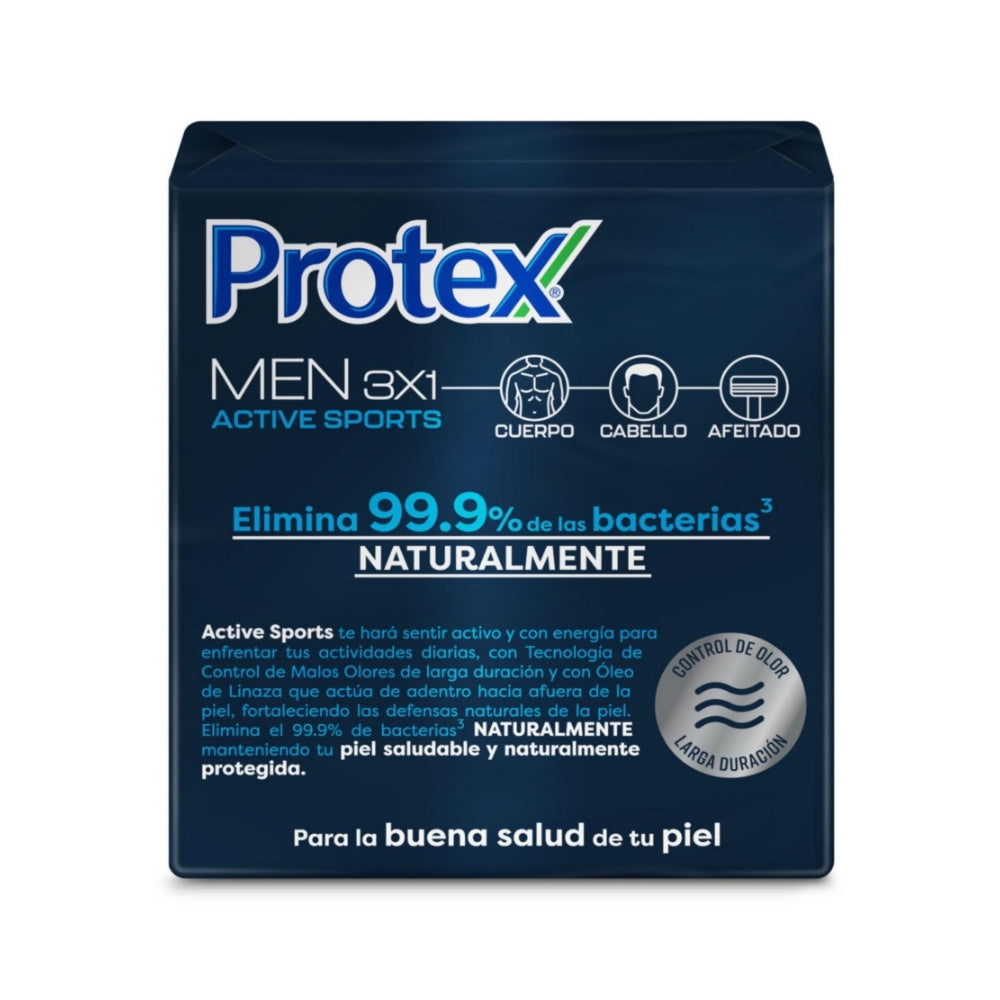 JABON PROTEX MEN SPORT BARRA 3X110G