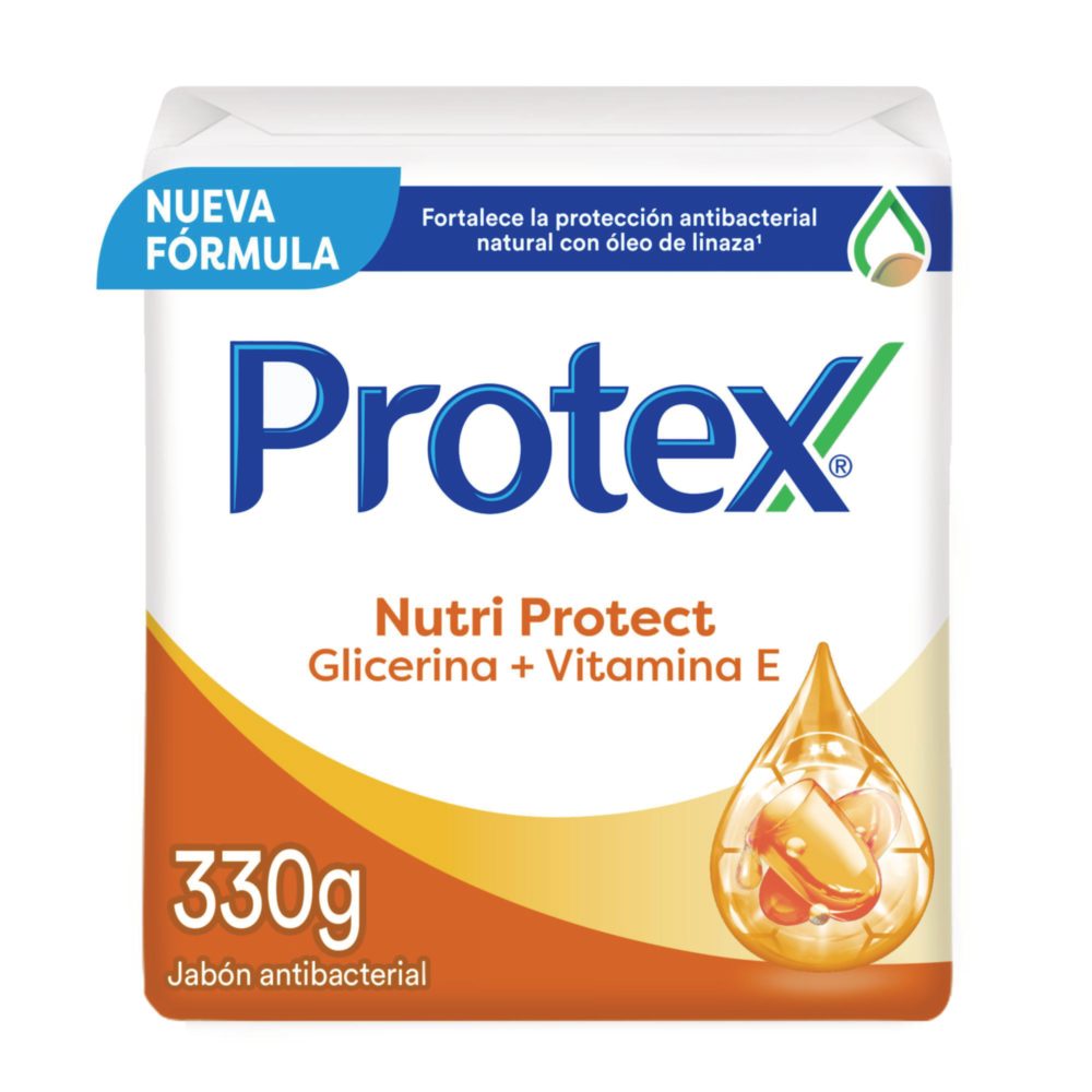 JABON PROTEX NUTRI PROTECT VITAMINA E BOLSA 3X110G