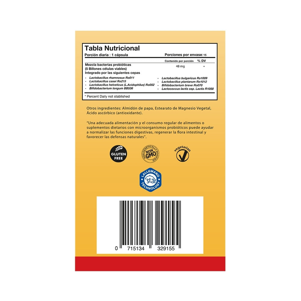 JARRO-DOPHILUS EPS PROBIÓTICOS CAPSULAS CAJA X 15 UNDS