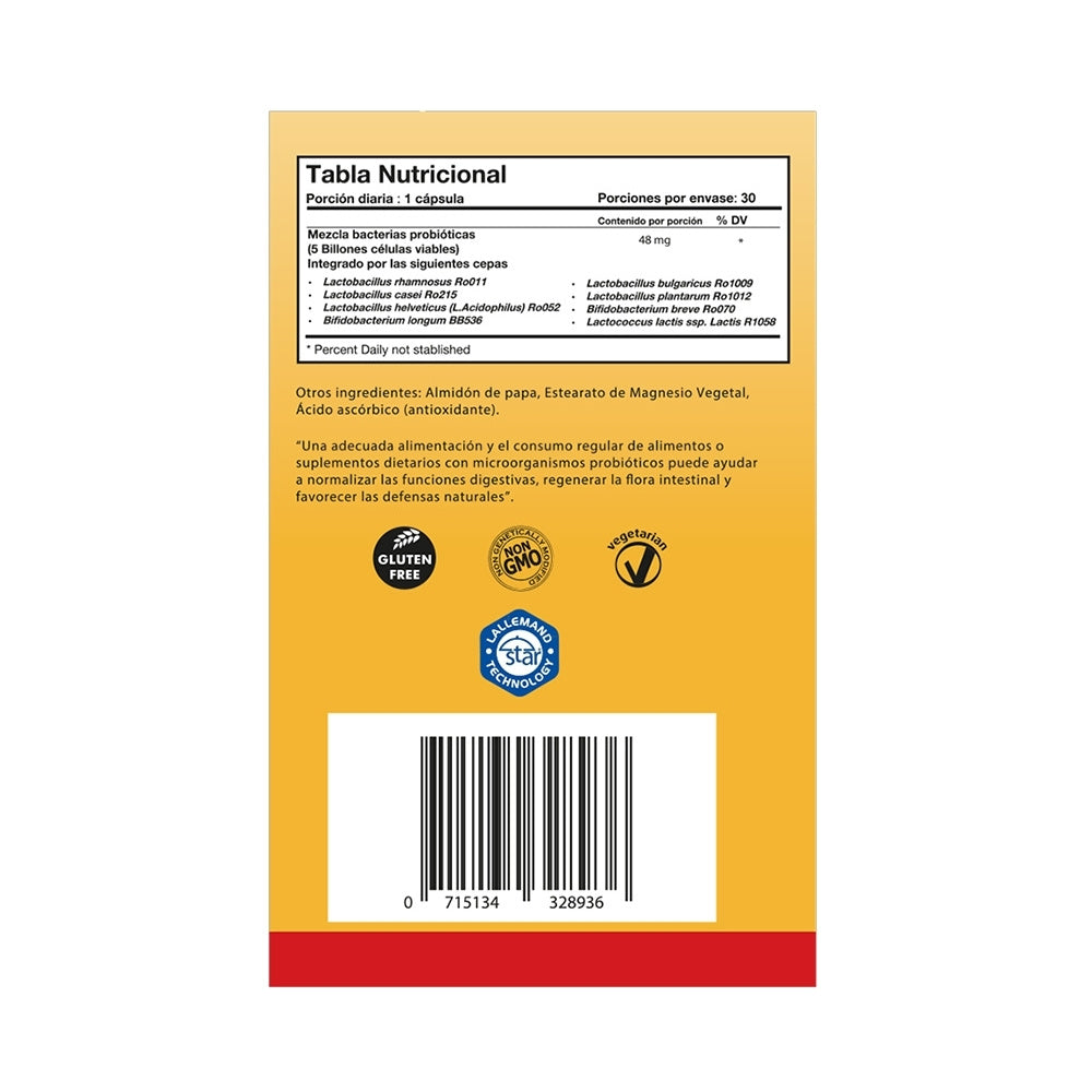 JARRO-DOPHILUS EPS PROBIÓTICOS CAPSULAS CAJA X 30 UNDS