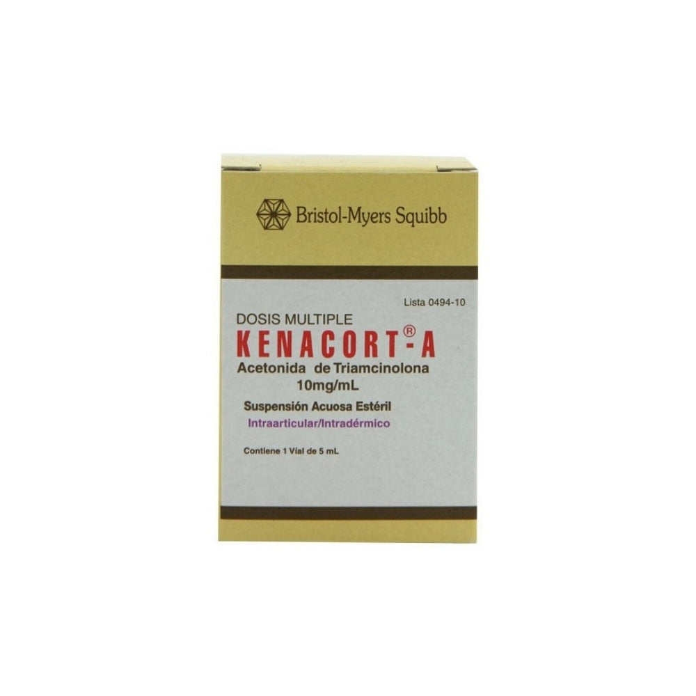 KENACORT-A AMPOLLA 10 MG CAJA 5 ML