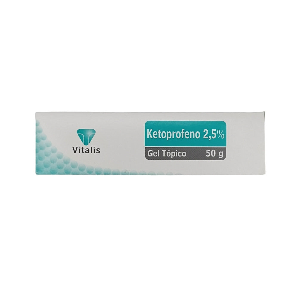 KETOPROFENO VITALIS GEL 2.5% CAJA 50 G