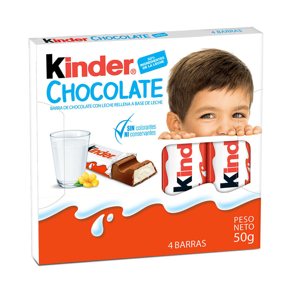 KINDER CHOCOLATE BOLSA X 4 UNDS