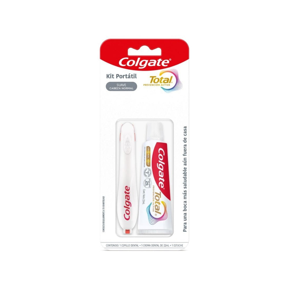 KIT VIAJERO CREMA DENTAL+CEPILLO COLGATE X 1 UND