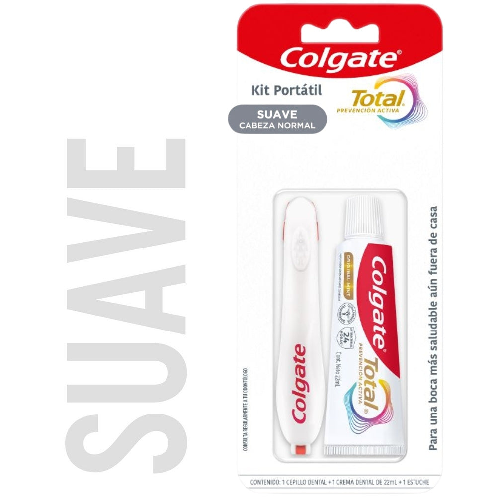 KIT VIAJERO CREMA DENTAL+CEPILLO COLGATE X 1 UND