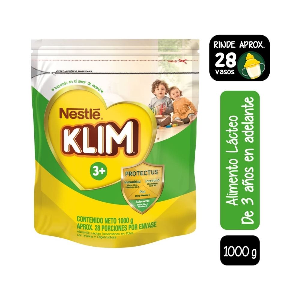 KLIM 3+ PREBIO POLVO BOLSA 1000 G