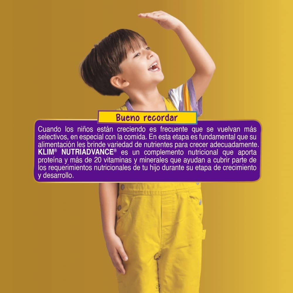 KLIM NUTRIADVANCE POLVO LATA 800 G