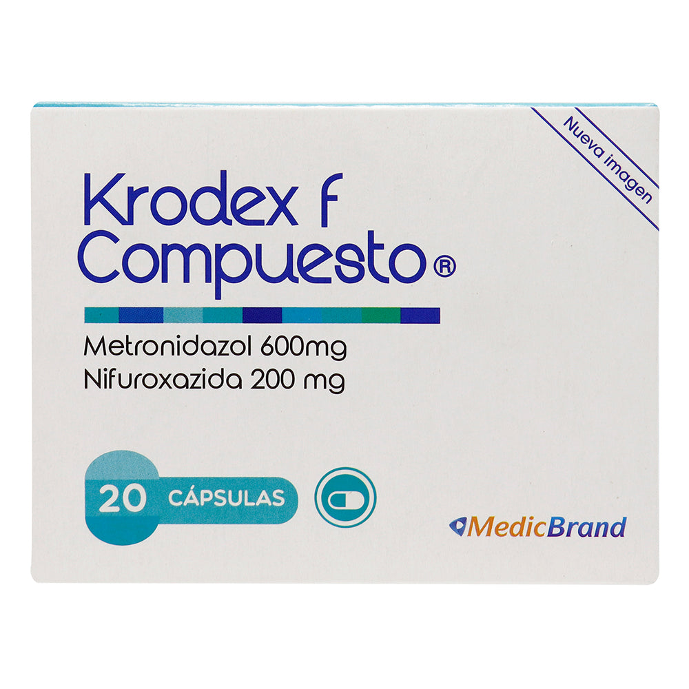 KRODEX-F COMPUESTO CAPSULAS CAJA X 20 UNDS