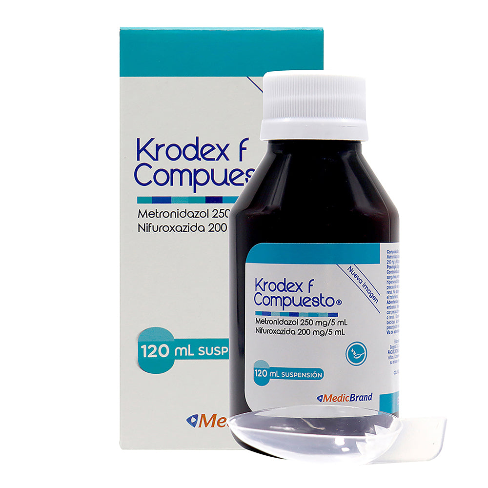 KRODEX-F COMPUESTO JARABE CAJA 120 ML