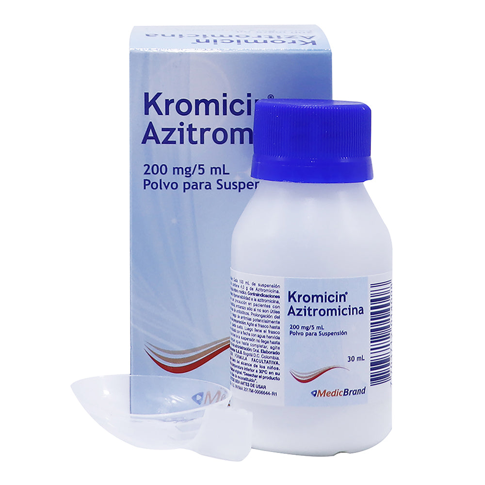 KROMICIN SUSPENSION 200 MG CAJA 30 ML