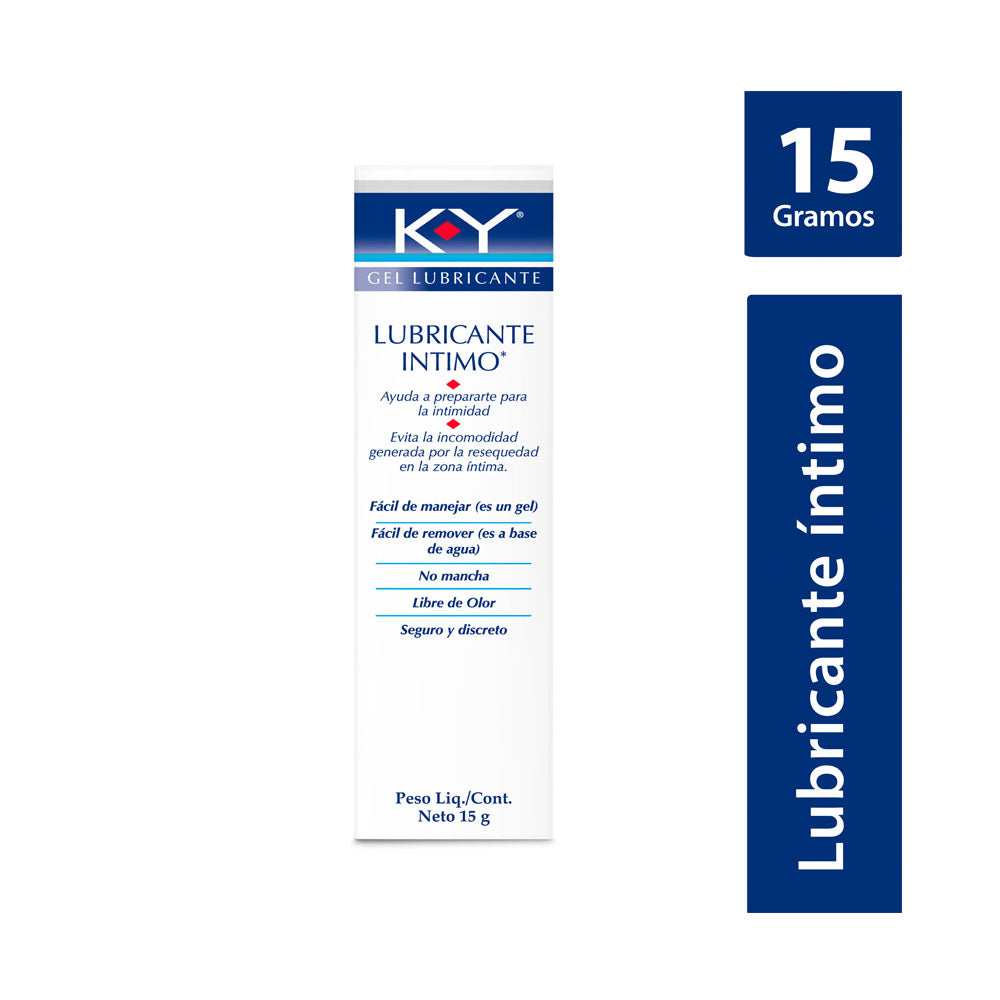 K-Y GEL LUBRICANTE CAJA 15 G