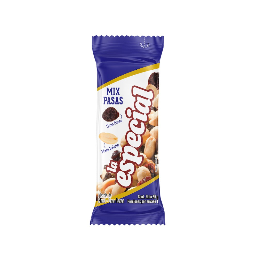 LA ESPECIAL MANÍ MIX PASAS FRACCION 35 G