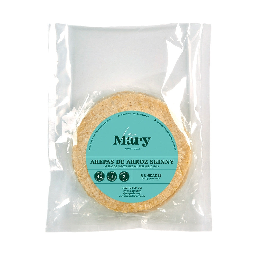 LA MARY AREPA DE ARROZ SKINNY BOLSA X 5 UNDS